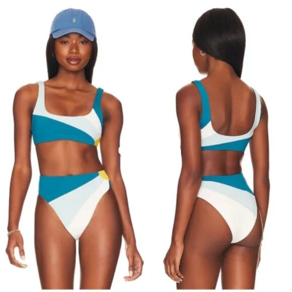 L*Space Lizzie Luca Bikini Set Sunburst - Size Small - Top and Bottom - Picture 4 of 7